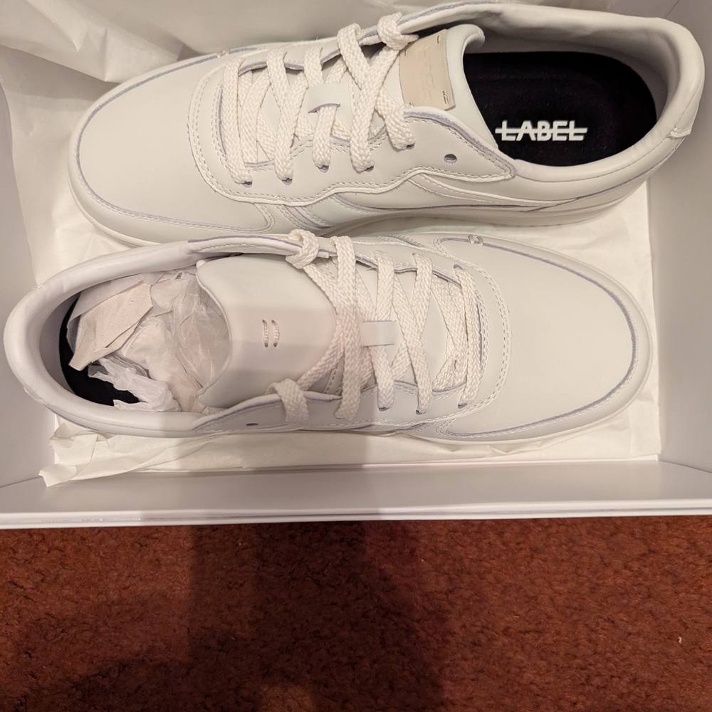 Label Go To Low White Men's Sneakers